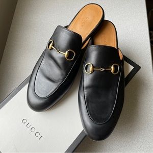 GUCCI Princetown Loafers/Mules/Slippers